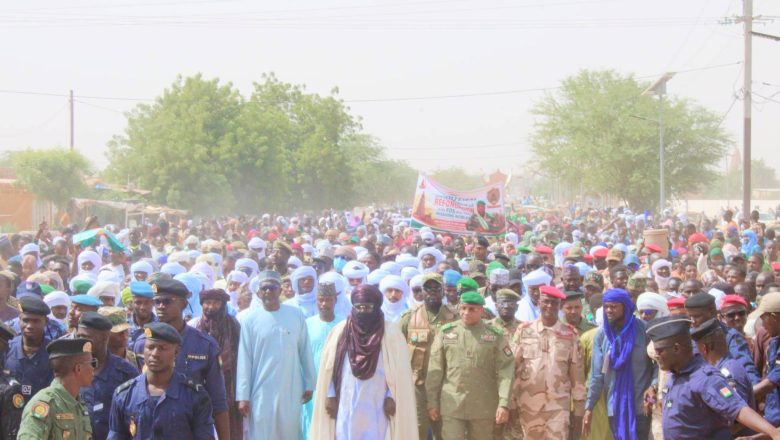 Manifestation à Agadez pour soutenir le CNSP