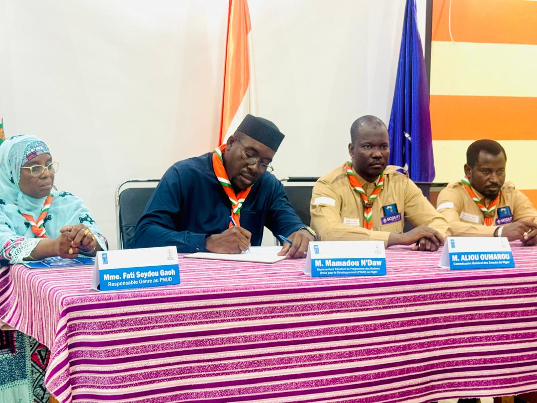 Le PNUD renforce son partenariat avec les Scouts du Niger sous Mamadou N’Daw