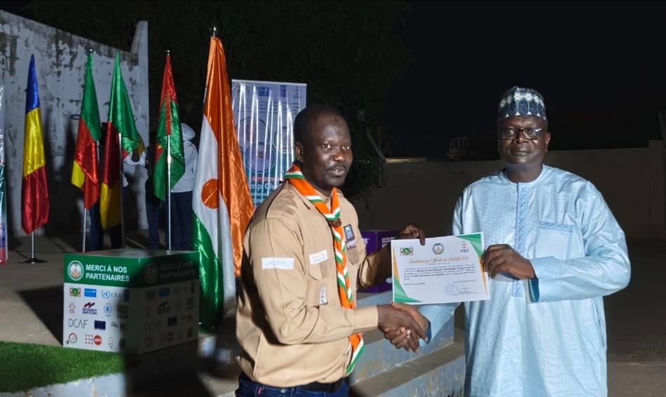 Clôture du 5ème Camp-Atelier International de Solidarité des Scouts du Niger à Zinder