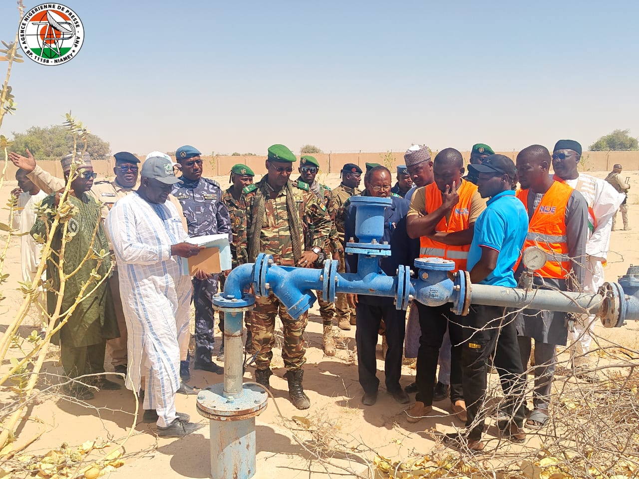 Le Gouverneur de Diffa exige la mise en service rapide des travaux d'adduction d'eau à N'guigmi