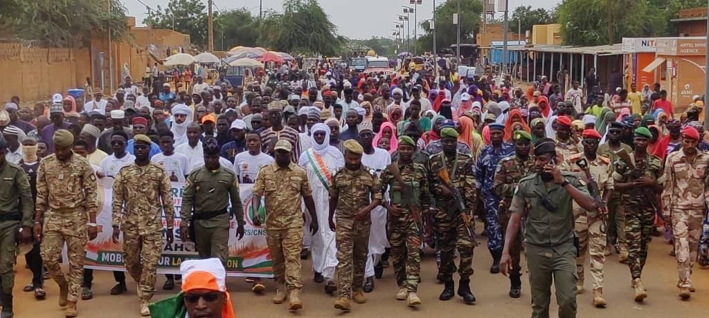 Marche de soutien à Tahoua : une démonstration d'appui populaire au CNSP